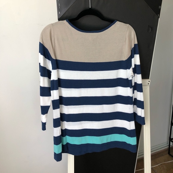 Multi colored, striped , long sleeve shirt - Picture 3 of 3